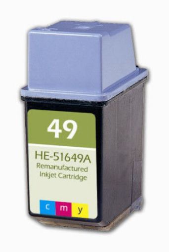 Picture of Premium 51649A (HP 49) Compatible HP Tri-Color Inkjet Cartridge