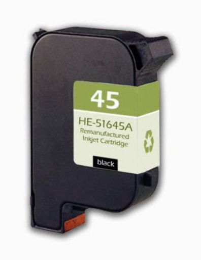 Picture of Premium 51645A (HP 45) Compatible HP Black Inkjet Cartridge