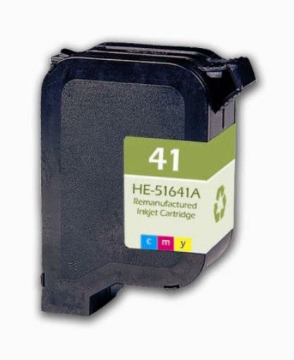 Picture of Premium 51641A (HP 41) Compatible HP Tri-Color Inkjet Cartridge