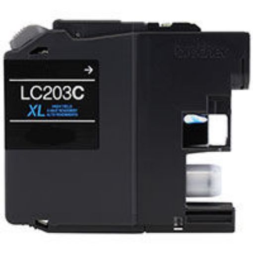 Picture of Premium LC-203C Compatible Brother Cyan Inkjet Cartridge