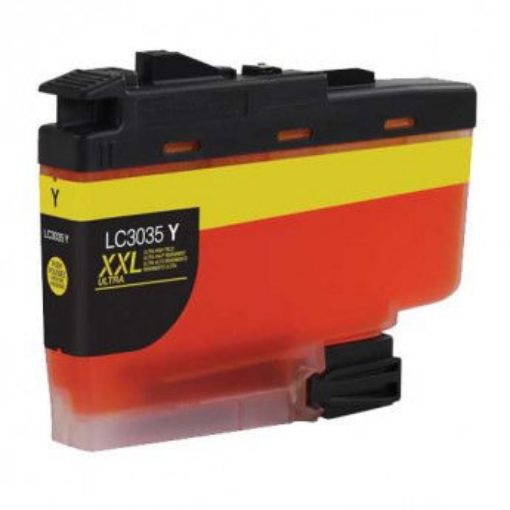 Picture of Premium LC-3035Y Compatible Ultra High Yield Brother Yellow Inkjet Cartridge