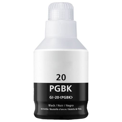 Picture of Premium 3383C001 (GI-20Bk) Compatible Canon Black Pigment Ink Bottle