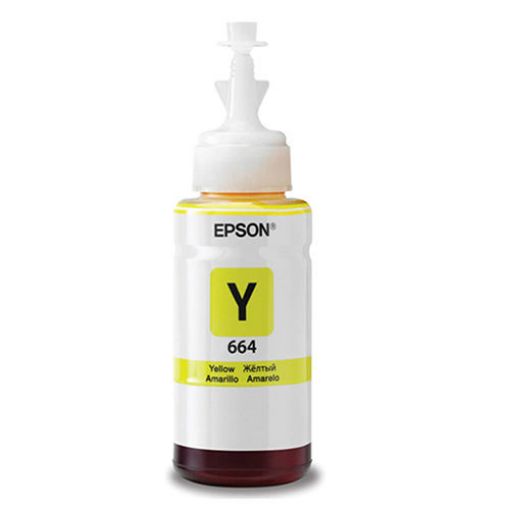 Picture of Premium T664420 (Epson 664) Compatible Epson Yellow Ecotank Ink Bottle
