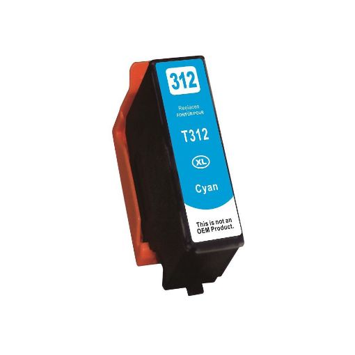 Picture of Premium T312XL220-S (Epson 312XL) Compatible High Yield Epson Cyan Ink Cartridge