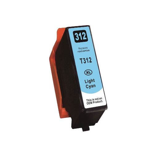 Picture of Premium T312XL520-S (Epson 312XL) Compatible High Yield Epson Light Cyan Ink Cartridge
