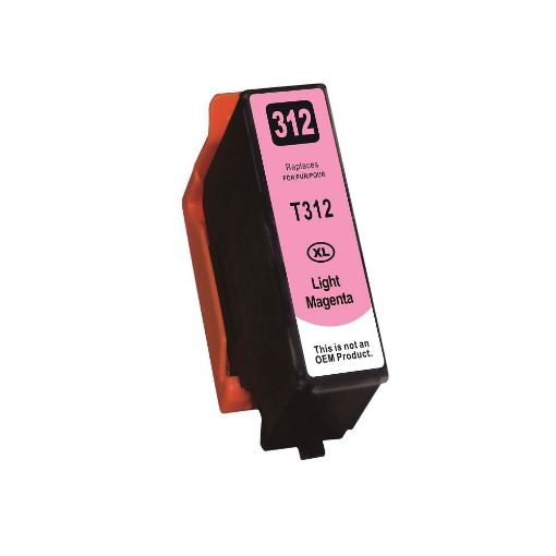 Picture of Premium T312XL620-S (Epson 312XL) Compatible High Yield Epson Light Magenta Ink Cartridge