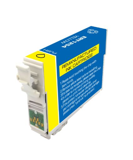Picture of Premium T125420 (Epson 125) Compatible Epson Yellow Inkjet Cartridge