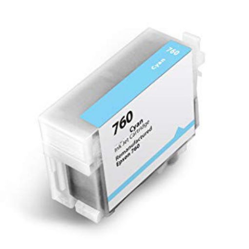 Picture of Premium T760220 (Epson 760) Compatible Epson Cyan Ink Cartridge