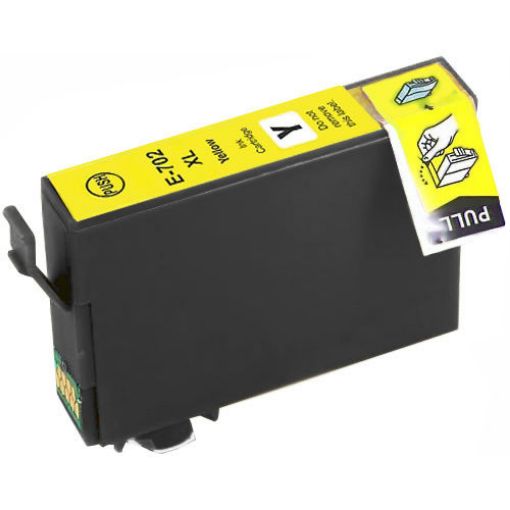 Picture of Premium T702xl420 (Epson 702XL) Compatible High Yield Epson Yellow Ink Cartridge