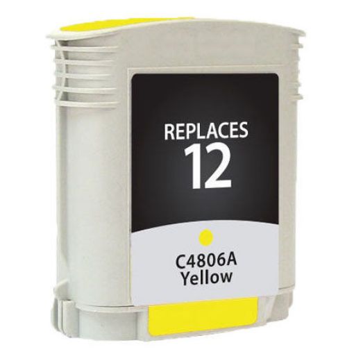 Picture of Premium C4806A (HP 12) Compatible HP Yellow Inkjet Cartridge