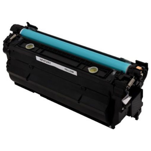 Picture of Premium CF472X (HP 657X) Compatible High Yield HP Yellow Toner Cartridge