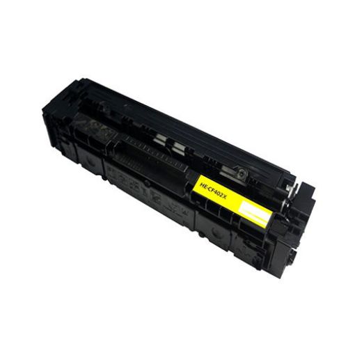 Picture of Premium CF402X (HP 201X) Compatible HP Yellow Toner Cartridge