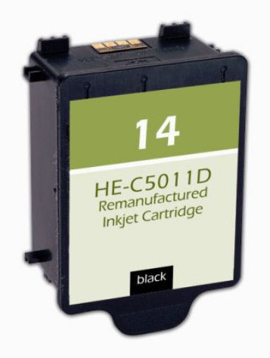 Picture of Premium C5011DN (HP 14) Compatible HP Black Inkjet Cartridge