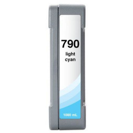 Picture of Premium CB275A (HP 790) Compatible HP Light Cyan Low Solvent Inkjet Cartridge