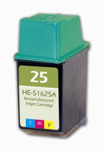 Picture of Premium 51625A (HP 25) Compatible HP Tri-Color Inkjet Cartridge