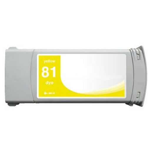 Picture of Premium C4933A (HP 81) Compatible HP Yellow Inkjet Cartridge