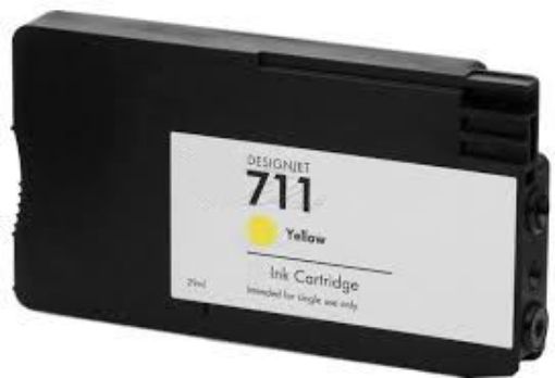 Picture of Premium CZ132A (HP 711A) Compatible HP Yellow Inkjet Cartridge