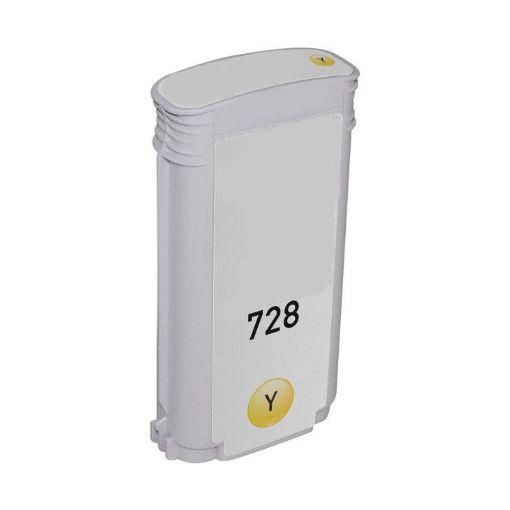 Picture of Premium F9J65A (HP 728) Compatible HP Yellow Ink Cartridge