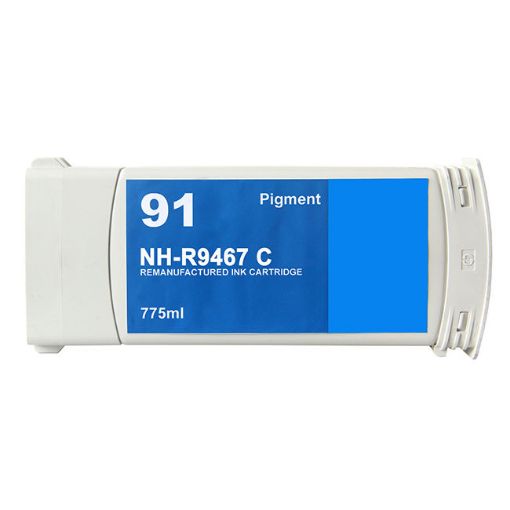 Picture of Premium C9467A (HP 91) Compatible HP Cyan Inkjet Cartridge
