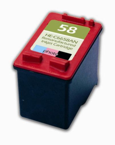 Picture of Premium C6658AN (HP 58) Compatible HP Photo Inkjet Cartridge