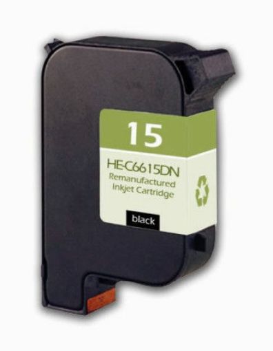 Picture of Premium C6615DN (HP 15) Compatible HP Black Inkjet Cartridge
