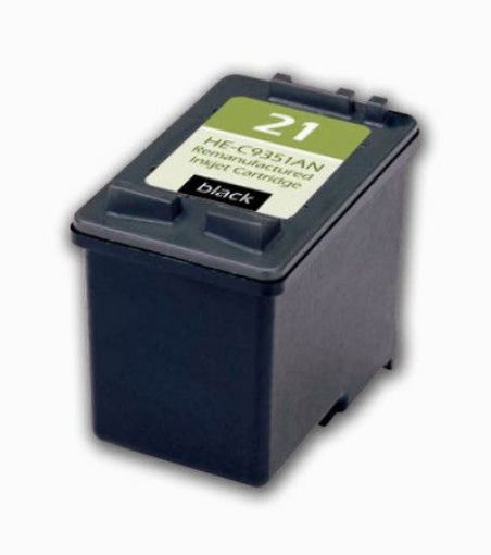 Picture of Premium C9351AN (HP 21) Compatible HP Black Inkjet Cartridge