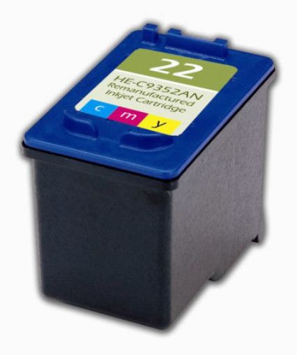 Picture of Premium C9352AN (HP 22) Compatible HP Color Inkjet Cartridge