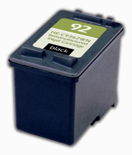 Picture of Premium C9362WN (HP 92) Compatible HP Black Inkjet Cartridge