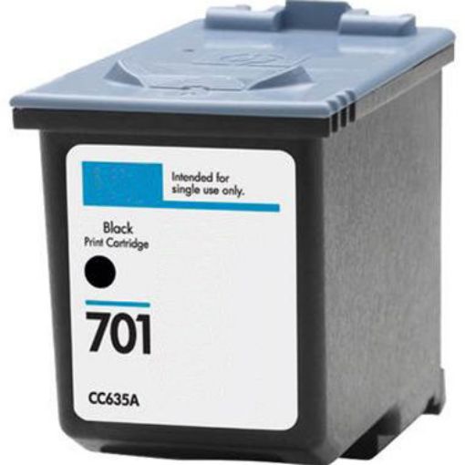 Picture of Premium CC635A (HP 701) Compatible HP Black Inkjet Cartridge