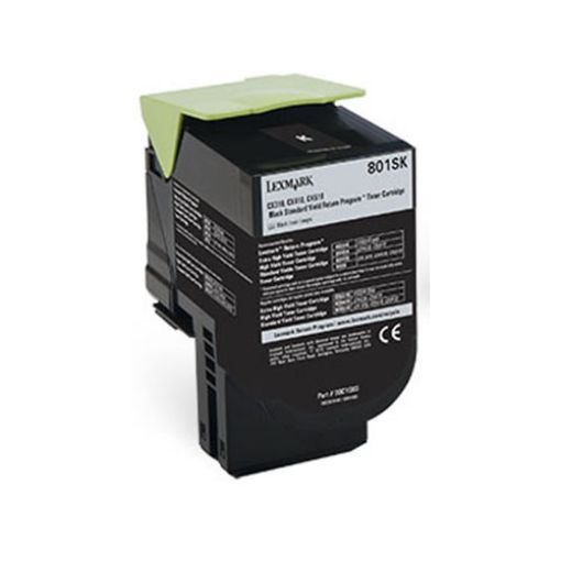 Picture of Premium 80C1SK0 Compatible Lexmark Black Toner Cartridge