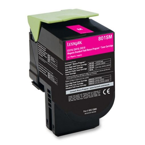 Picture of Premium 80C1SM0 Compatible Lexmark Magenta Toner Cartridge