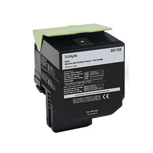Picture of Premium 80C1XK0 Compatible Lexmark Black Toner Cartridge