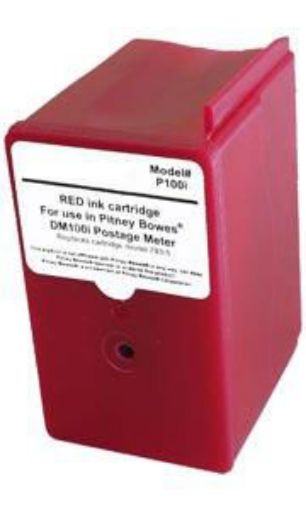 Picture of Premium 793-5 Compatible Pitney Bowes Red Inkjet Cartridge