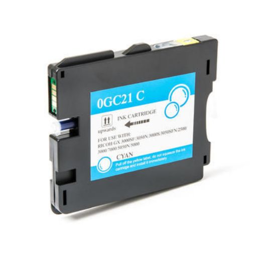 Picture of Premium GC21C Compatible Ricoh Cyan Inkjet Cartridge