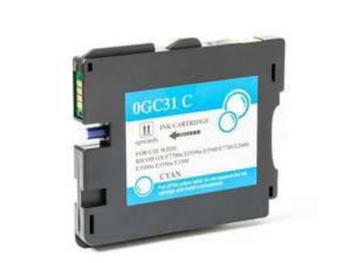 Picture of Premium GC31C Compatible Ricoh Cyan Inkjet Cartridge