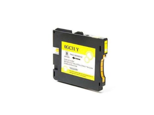 Picture of Premium GC31Y Compatible Ricoh Yellow Inkjet Cartridge