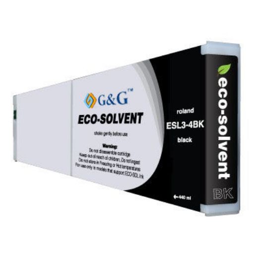 Picture of Premium ESL3-4Bk Compatible Roland Black Eco Sol-Max Ink
