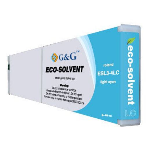 Picture of Premium ESL3-4LC Compatible Roland Light Cyan Eco Sol-Max Ink