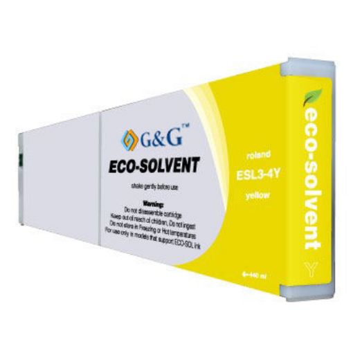 Picture of Premium ESL3-4YE Compatible Roland Yellow Eco Sol-Max Ink