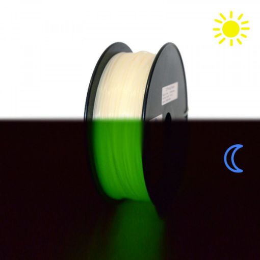 Picture of Premium PF-ABS-GGN Compatible Universal Glow in dark, Glow Green ABS 3D Filament