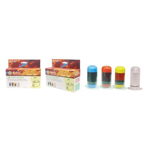 Picture of Premium NR-T3111CMY Compatible Universal Cyan, Magenta, Yellow Universal Refill Kits