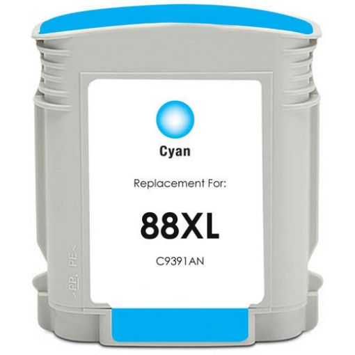 Picture of Premium C9391AN (HP 88XL) Compatible HP Cyan Inkjet Cartridge