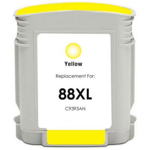 Picture of Premium C9393AN (HP 88XL) Compatible HP Yellow Inkjet Cartridge