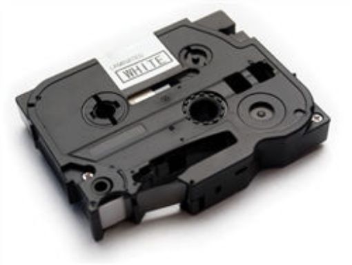 Picture of Premium TZe-221 (TZ-221) Compatible Brother Black Print on White Label Tape