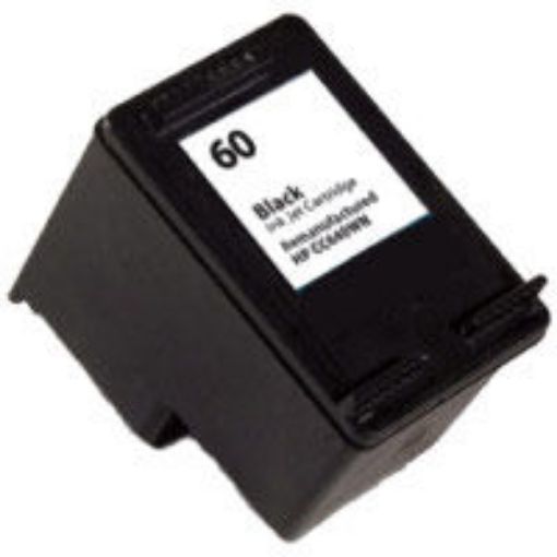 Picture of Premium CC640WN (HP 60) Compatible HP Black Inkjet Cartridge